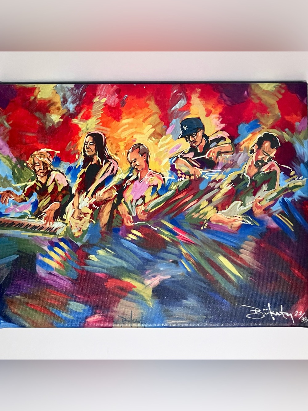 JOHN BUKATY 11x14 Canvas Giclee / LIMITED ED. 22 of 33 / Rock & Roll All-Stars